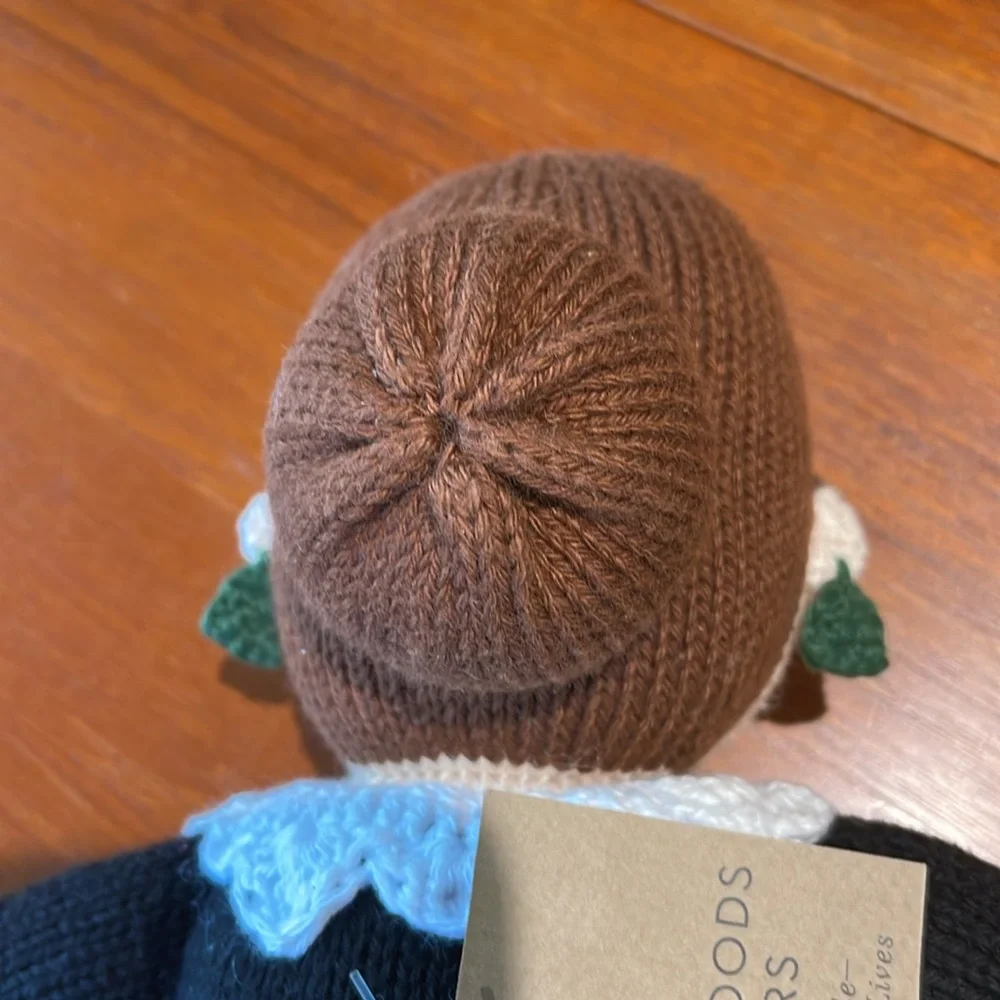 Ruth Bader Ginsburg handmade knit doll